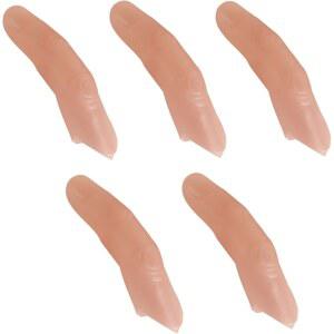 에시복스 5Pcs 매직 소품 고무 엄지 트릭 세트, 단단한 재질, 클로즈업을 위한 중간 크기의 마기아 퍼포먼스 등장