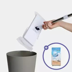 간편한 원터치 밀대청소기 청소포 세트 먼지흡착 정전기 가정용 부직포 책상 마대