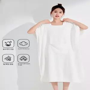 빠른 흡수력 극세사 드레스 후드 목욕 타월 두꺼운 속건 성인용