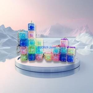 몽테조이 Q0KB 5 조각 휴대용 키보드 Fidgets 스트레스 해소를 장난감 키 체인 및 어린이와 성인을 집중력