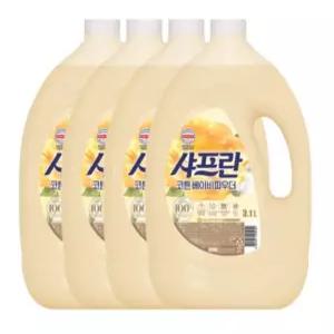 기분좋은향기 샤프란 코튼베이비파우더 3.1L 4개