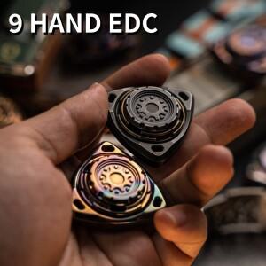 몽테조이 9HAND EDC 로어 피젯 스피너 삼엽 사무실 책상 액세서리 스트레스 해소 장난감 성인용 토이