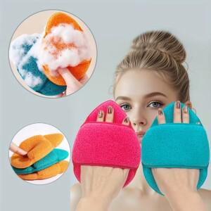 1-20PCS 초대형 두꺼운 페이셜 클렌징 퍼프 딥 클리닝 포밍 스펀지 물 활성화 목욕 샤워 스크럽 패드