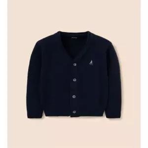빈폴 키즈 울 플레인형 자카드 카디건 네이비 (BI485AUE1R) FE5251208-E3B