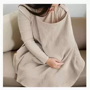 모유 수유 가리개 다용도 오버핏 포근 수유커버 사계절 75x95cm