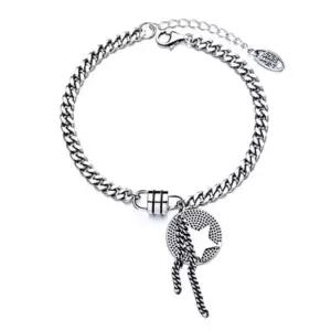 실버925 별을담은드롭체인팔찌 B191 순은팔찌 YWFG6GR1