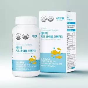 키즈 츄어블 오메가3 700mg 120캡슐, 1개