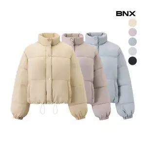 BNX 비엔엑스노카라 벌룬 소매 크롭 스트링 패딩 점퍼 BX4JP030L0 881131