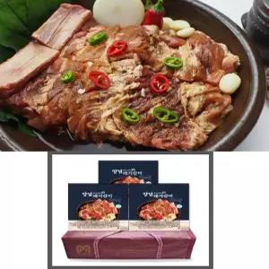 설 명절 양념 돼지갈비 선물세트 미국산 1kg 3팩 구정선물 진공 선물포장