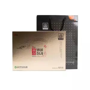 ( 삼지원) 홍삼벌꿀정과 450g 삼삼 금산 선물세트 절편 꿀정과 6년근 부모님 명절 추석