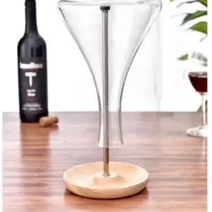 [텐바이텐]소믈리에 빈티지 우든 와인 디켄터 홀더 1개