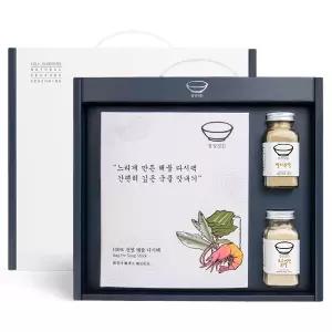 [롯데백화점]인정식탁 정성깃든 깊은맛 육수내기 3종 선물세트 (멸치+표고버섯+다시팩 120g)