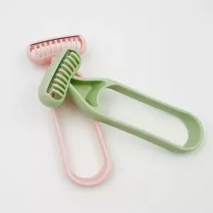 라운드 그립 셀프 제모 브라질리언 겨드랑이 다리털 바디 트리머/후면/오픈형/라운드/그립/겨드랑이