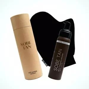 소베 탄 셀프 태너 깨끗하고 천연이며 줄무늬가 없는 카라멜 태닝 7가지 성분만 함유 - 맛 없음 완벽한