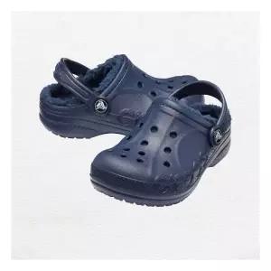 [크록스]바야 라인드 클로그 키즈 네이비 207500-463