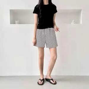 여자핫팬츠 여름핫팬츠 면바지 여자반바지 면 숏팬츠 (WFJPV2G)