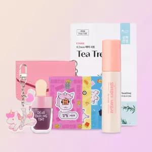 [에뛰드] 진저슈가 립세럼 13g+gift 5종 본품,키링 꾸러미