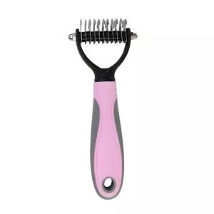 핑크 소형 강아지 고양이 대형견 빗 털 손질 털갈이
