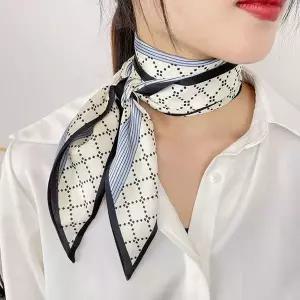 고급 실크 쁘띠 스카프 데일리 기본 WFGM6TS