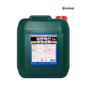 유한락스 레귤러/오리지날 락스 말통 15KG 대용량/살균 소독