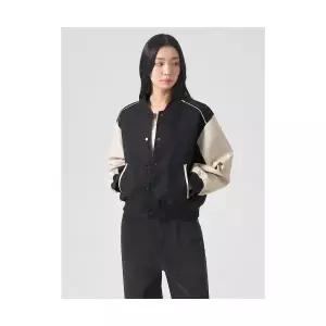 매장정품 에잇세컨즈 8SECONDS 페이크레더 바시티 점퍼 애쉬 324X39LY34 105937