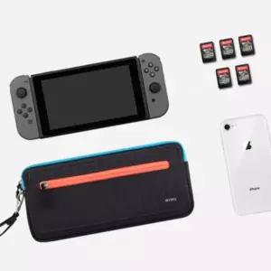 비오비 WIWU 파우치+스트랩 휴대용 닌텐도스위치 투톤 모티브 29W66B07EO