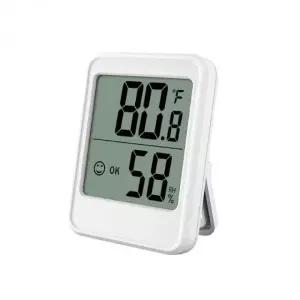 고품질 미니 온도 습도계 디지털 측정기 신생아온습도계 (WFKAPWU)