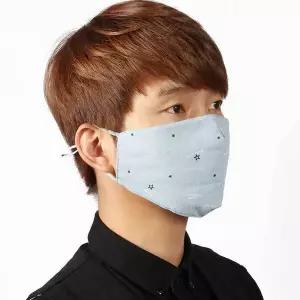 [하프클럽/]면 마스크 빨아쓰는 여름 3겹 여름용 천 순면 다회용