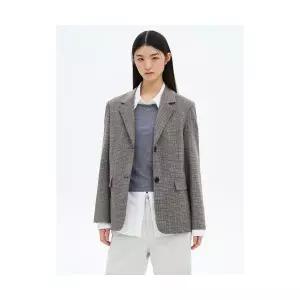 매장정품 에잇세컨즈 8SECONDS 체크 테일러드 자켓 그레이 325211LY83 114411