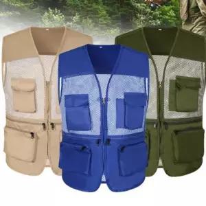 [라일리의류] Rly 여름 작업 조끼 주머니 멀티 쿨링 조끼 작업용