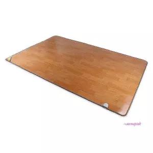 의료기 거실용 전기매트초대형 황토우드 마루무늬klm541