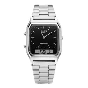 남녀공용 아날로그 메탈 손목 시계(R1)(AQ 230A 1DHDF)