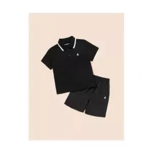 빈폴 키즈 핫썸머 SORONA 아이스 칼라 반팔 상하세트 블랙 (BI5442U065) 307596 FE5049469-E2B