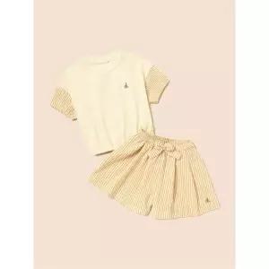 빈폴 키즈 핫썸머 여아 반팔 그래픽 티셔츠 세트 옐로우 (BI5442G05E) Z309448 GX49852532D-D41