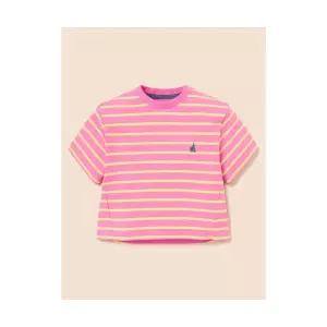 빈폴 키즈 여아 스트라이프 반팔 티셔츠 라이트 핑크 (BI5242GE3Y) 307159 FE4795671-E2B