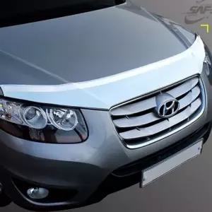 싼타페CM 후드 가드 크롬 본넷 버그 가드 보호 몰딩