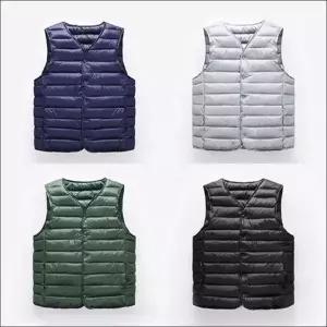 겨울 경량 쪼끼 레이어드 이너 사무실 남자 패딩조끼