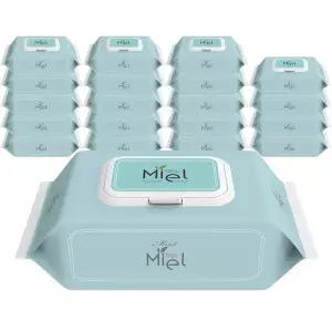미엘 민트 물티슈 100매 캡형 20입 20팩 375246