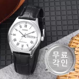 [카시오]무료각인 카시오 MTP-V006L-7B 정장캐쥬얼 남자가죽시계 d