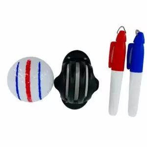 트리플라인 골프 마커 삼선 볼 골프공 표시용