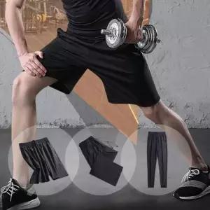 남성 스포츠웨어 헬스 운동용 5부 7부 9부 트레이닝 트랙팬츠