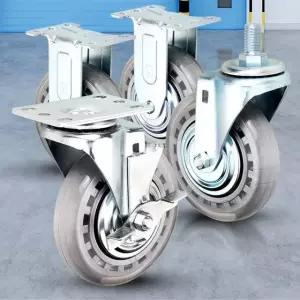 5 경량용 인라인 바퀴발통 케스터 고무 이동식 CASTER 수레 대형 에어 발포 미니 캐스터