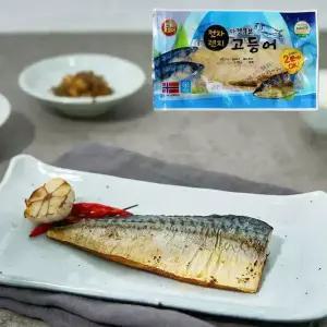 마켓큐브 전자렌지고등어 120g 10팩 노르웨이 고등어구이 반순살 삼선