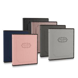 중사이즈 25매 인조가죽 앨범  네컷 사진 포토북 초음파 아기 여행