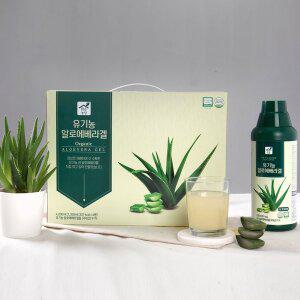 [맑은농장][채움건강] 맑은농장 유기농 알로에베라겔 기획세트 1050ml 4병