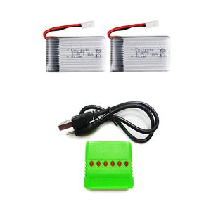 SYMA X5 X5C X5SW 드론배터리 3.7v 500mah2개+6in1충전기