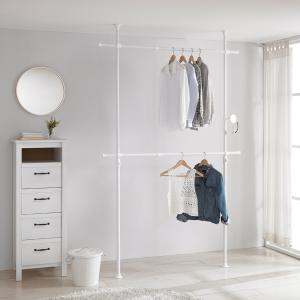 왕자 네오스페이스 베이직 2단 행거 옷걸이 798