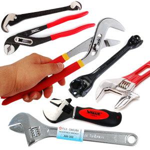 워터펌프 플라이어 첼라 렌치 몽키스패너 파이프렌치 수공구 수도 가스 볼트 너트 배관 렌치 스트리퍼