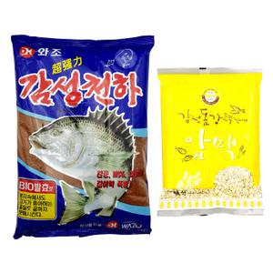 감성천하10개 압맥10개 집어제 세트 - 밑밥크릴 감성돔밑밥 백크릴