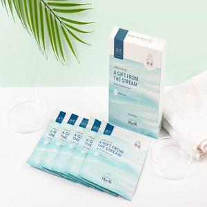 맥케이뷰티 수분마스크팩 70매 피부 밀착탄력 트러블 진정 민감성 건성 복합성피부개선 시냇물에서 온 선물